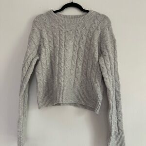 A new day Gray Cable Knit Sweater